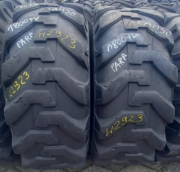2x Opona używana przemysłowa 16.9-24 ; 440/80-24 CAMSO BACKHOE 900zł W2923