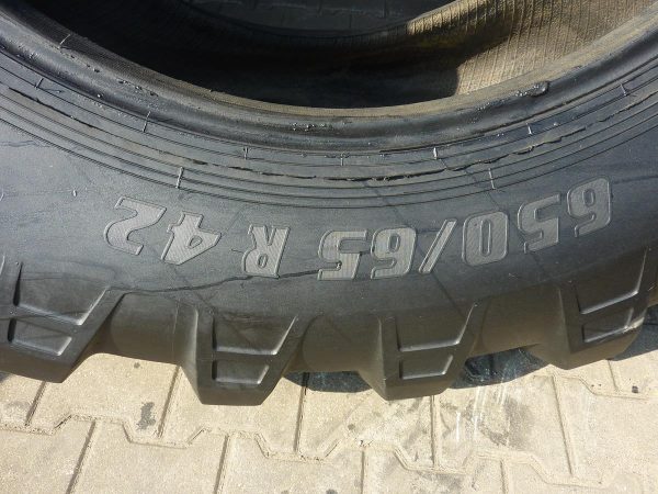Opona używana rolnicza 650/65R42 ALLIANCE SUPER POWER 3200zł W3558 - obrazek 4