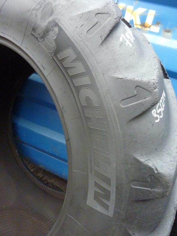 2x Opona używana rolnicza 710/60R42 MICHELIN XEOBIB 2900zł W3592 - obrazek 7