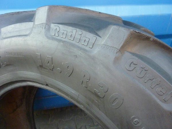Opona używana rolnicza 14.9R30 CONTINENTAL CONTRACT AC51 800zł W3603 - obrazek 11