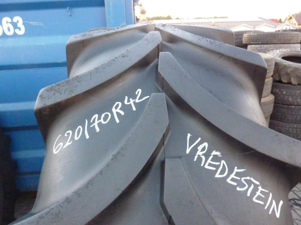 Opona używana rolnicza 620/70R42 VREDESTEIN TRAXION+ 3000zł W3611 - obrazek 4
