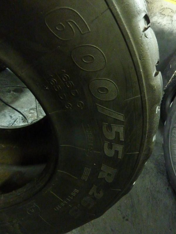 Opona używana rolnicza 600/65R26.5 MICHELIN CARGO X BIB 1600zł W3627 - obrazek 3