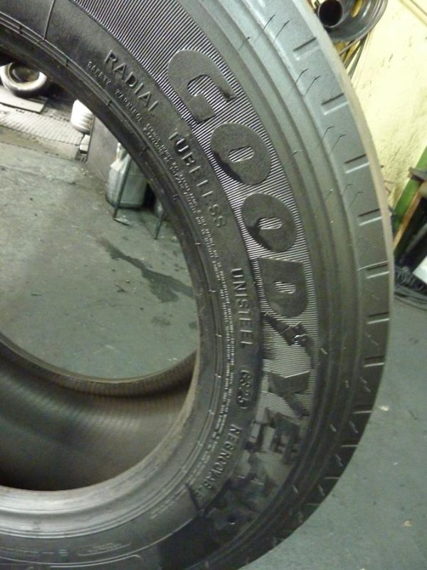 Opona używana ciężarowa 355/50R22.5 GOODYEAR MLHS II+HL 800zł C2181 - obrazek 11