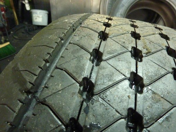 Opona używana ciężarowa 355/50R22.5 GOODYEAR KMAX HL 800zł C2182 - obrazek 5
