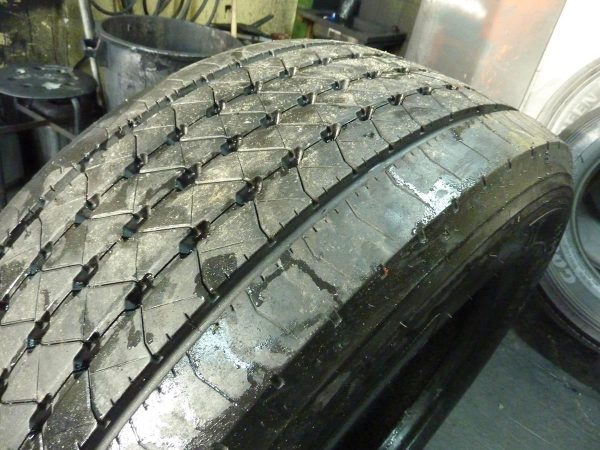 Opona używana ciężarowa 355/50R22.5 GOODYEAR KMAX HL 800zł C2182 - obrazek 7