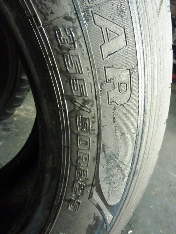 Opona używana ciężarowa 355/50R22.5 GOODYEAR KMAX HL 800zł C2182 - obrazek 14
