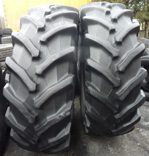 2x Opona używana rolnicza 580/70R42 TRELLEBORG TM700; 2400zł W3710