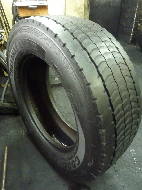 Opona używana ciężarowa 315/60R22.5 GOODYEAR TREADE MAX 550zł C2219 - obrazek 10