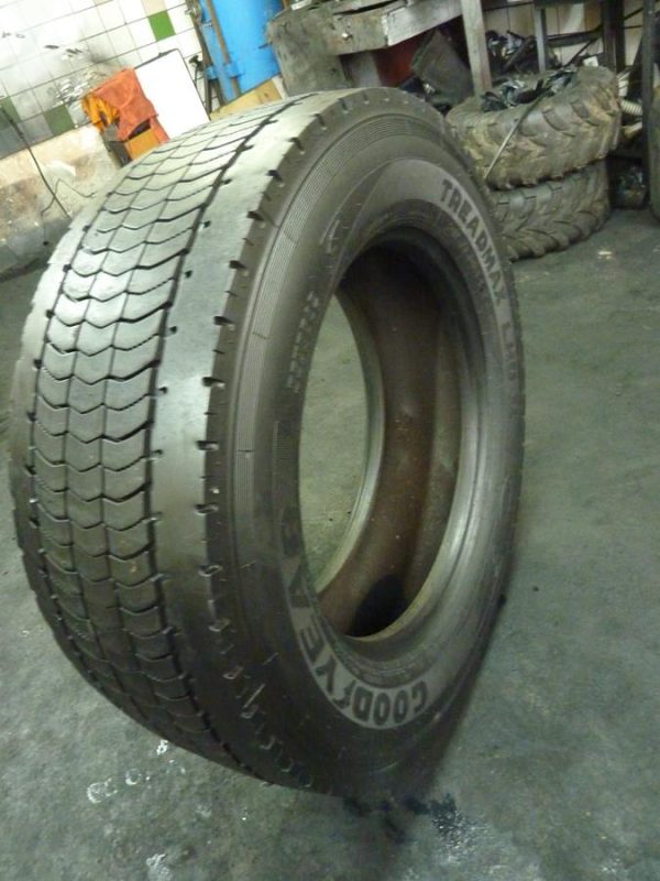 Opona używana ciężarowa 315/60R22.5 GOODYEAR TREADE MAX 550zł C2219 - obrazek 11