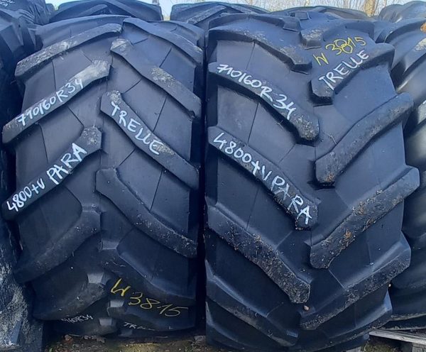 2x Opona używana rolnicza 710/60R34 TRELLEBORG TM900; 2400zł W3815