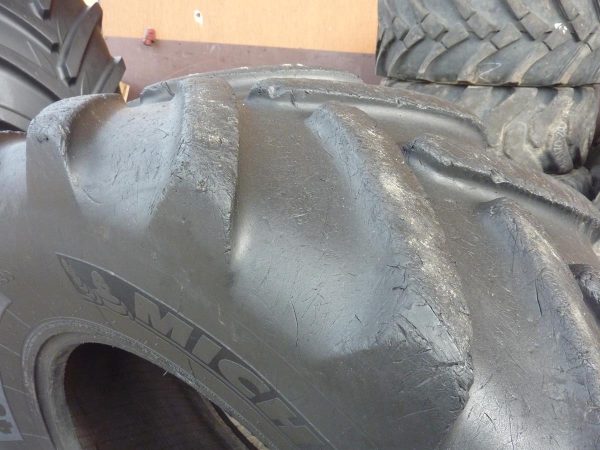 2x Opona używana rolnicza 480/70R28 MICHELIN OMNIBIB 900zł W3776 - obrazek 9