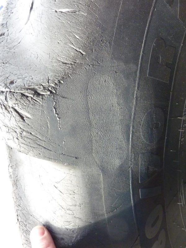 2x Opona używana rolnicza 480/70R28 MICHELIN OMNIBIB 900zł W3776 - obrazek 8