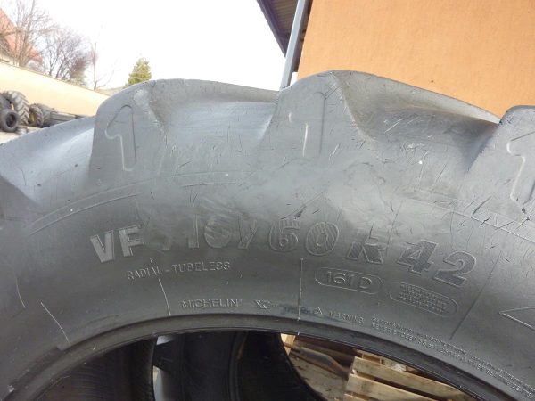 2x Opona używana rolnicza 710/60R42 MICHELIN XEOBIB 3900zł W3777 - obrazek 8