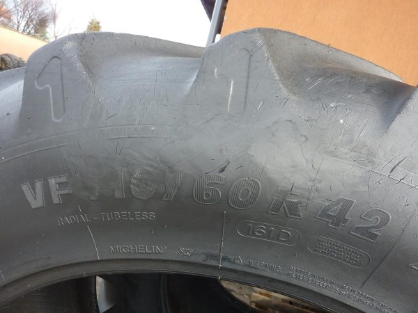 2x Opona używana rolnicza 710/60R42 MICHELIN XEOBIB 3900zł W3777 - obrazek 13