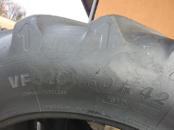 2x Opona używana rolnicza 710/60R42 MICHELIN XEOBIB 3900zł W3777 - obrazek 14