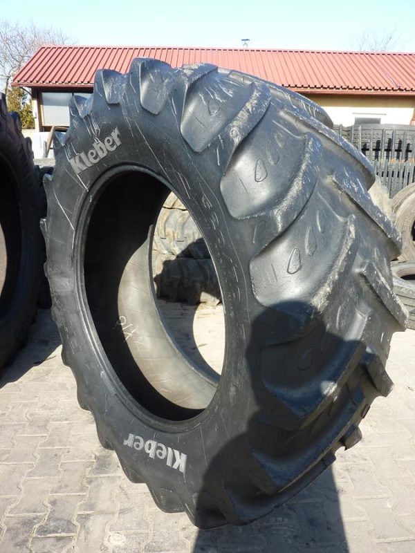 2x Opona używana rolnicza 520/70R38 KLEBER FITKER 1400zł W3795 - obrazek 6