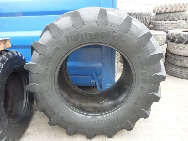 2x Opona używana rolnicza 710/60R34 TRELLEBORG TM900; 2400zł W3815 - obrazek 2