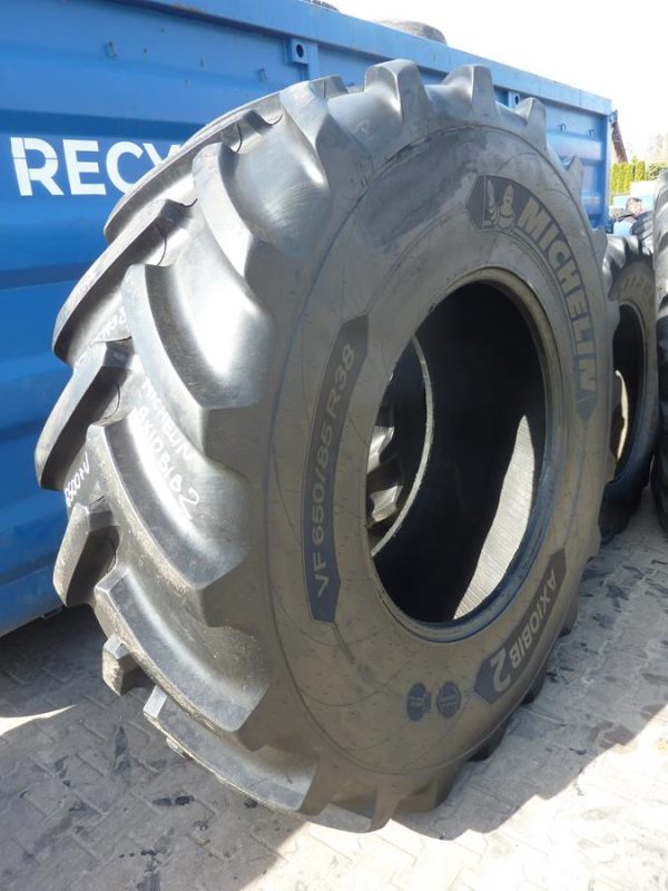Opona używana rolnicza 650/85R38 MICHELIN AXIOBIB 2; 6000zł W3829 - obrazek 4