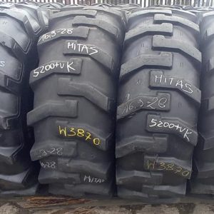 2x Opona używana przemysłowa 16.9-28 MITAS TRACTOR INDUSTRIAL TI06 1100zł W3870