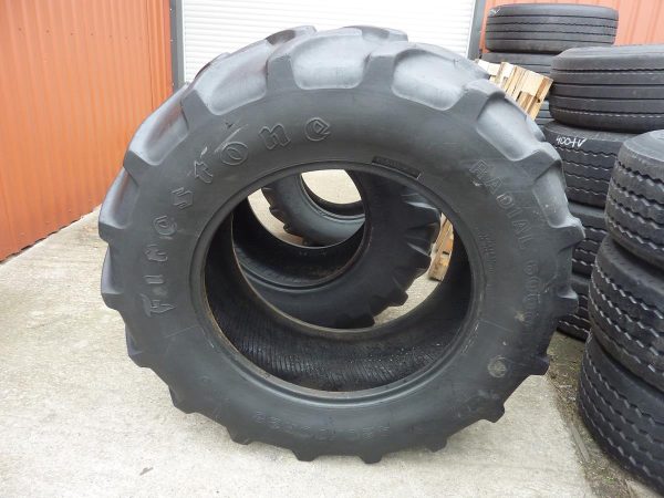 Opona używana rolnicza 420/70R28 FIRESTONE RADIAL 6000; 700zł W3854 - obrazek 2