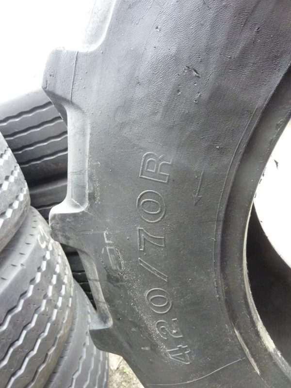 Opona używana rolnicza 420/70R28 FIRESTONE RADIAL 6000; 700zł W3854 - obrazek 3