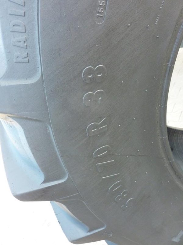 2x Opona używana rolnicza 580/70R38 CONTINENTAL CONTRACT AC70T 1400zł W3868 - obrazek 3