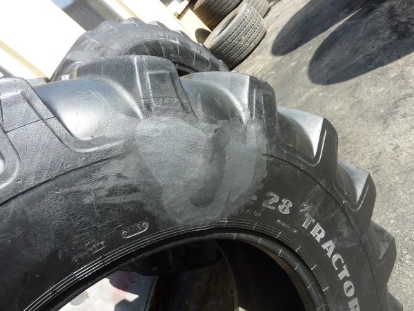 2x Opona używana przemysłowa 16.9-28 MITAS TRACTOR INDUSTRIAL TI06 1100zł W3870 - obrazek 9
