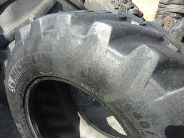 2x Opona używana przemysłowa 440/80-28 16.9-28 MICHELIN POWER CL 1400zł W3875 - obrazek 8