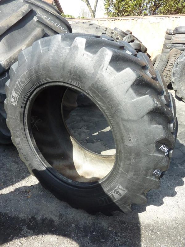 2x Opona używana przemysłowa 440/80-28 16.9-28 MICHELIN POWER CL 1400zł W3875 - obrazek 2