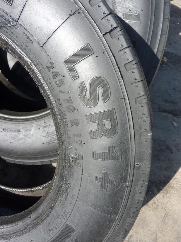 Opona używana ciężarowa 245/70R17.5 CONTINENTAL CONTI LSR 1+ 450zł C2234 - obrazek 8