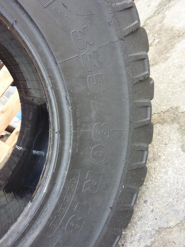 Opona używana przemysłowa 335/80R18 12.5R18 MICHELIN XZSL 600zł W3883 - obrazek 3