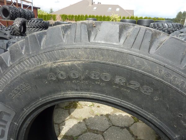 Opona używana przemysłowa 400/80R28 14.9R28 NOKIAN TRI 2; 300zł W3885 - obrazek 3