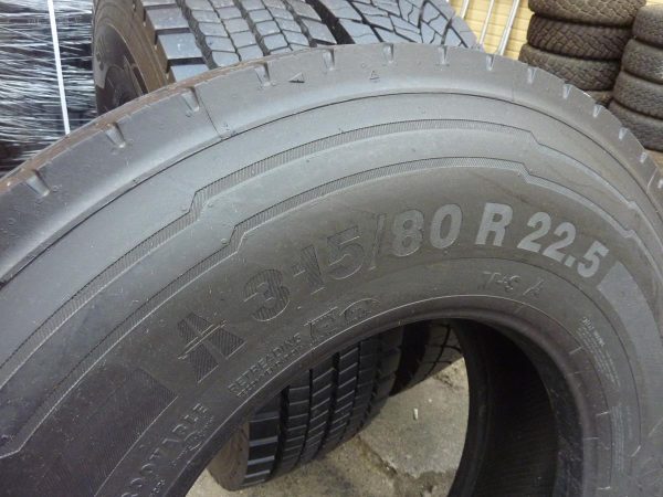 Opona używana ciężarowa 315/80R22.5 CONTINENTAL CONTIECO PLUS HD3 600zł C2256 - obrazek 3