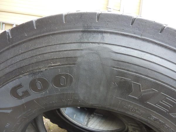 Opona używana ciężarowa 315/80R22.5 GOODYEAR KMAX D 650 zł C2258 - obrazek 8