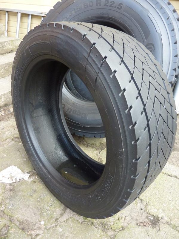 Opona używana ciężarowa 315/45R22.5 GOODYEAR K MAX D 680zł C2267 - obrazek 2