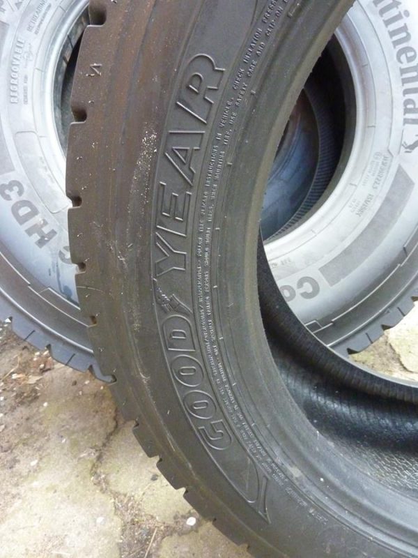 Opona używana ciężarowa 315/45R22.5 GOODYEAR K MAX D 680zł C2267 - obrazek 11