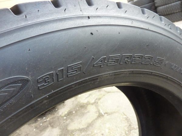 Opona używana ciężarowa 315/45R22.5 GOODYEAR K MAX D 680zł C2267 - obrazek 3