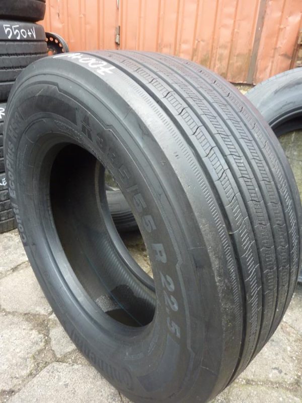 Opona używana ciężarowa 385/55R22.5 CONTINENTAL CONTIECO PLUS H53; 700zł C2271 - obrazek 9