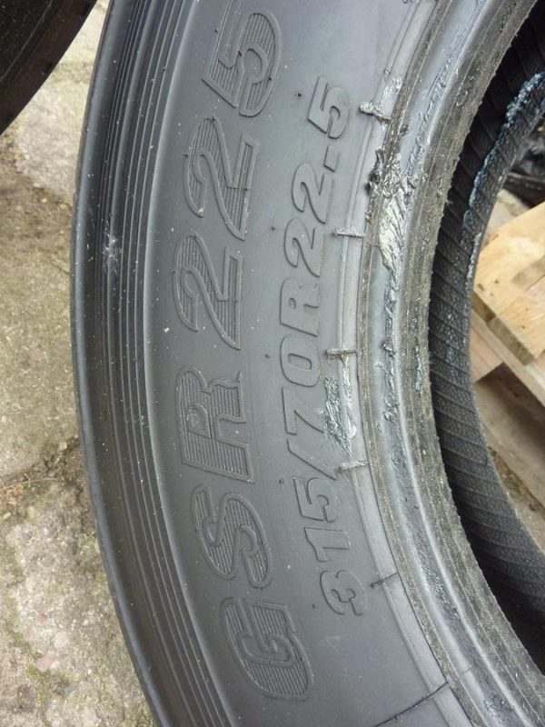 Opona używana ciężarowa  315/70R22.5 GT RADIAL GSR 225; 450zł C2284 - obrazek 3