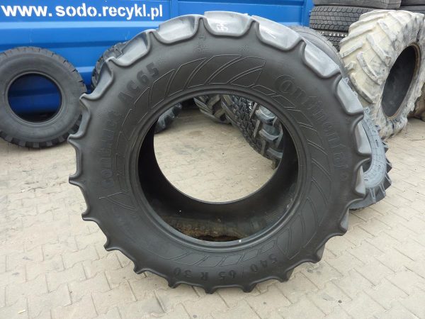2x Opona używana rolnicza 540/65R30 CONTINETAL CONTRACT AC65; 1400zł W3933 - obrazek 2
