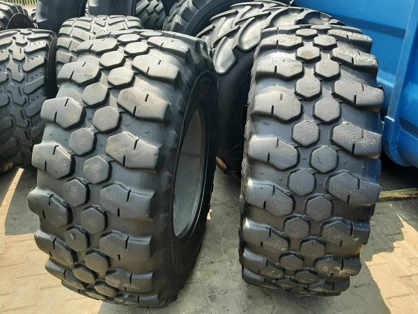 2x Opona używana przemysłowa 460/70R24 17.5R24 MICHELIN 1400zł W4478