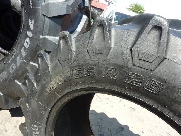Opona używana rolnicza 480/65R28 TRELLEBORG TM800; 1600zł W3991 - obrazek 3