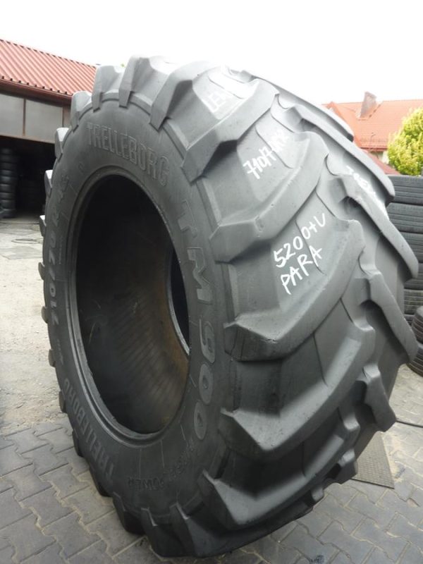 2x Opona używana rolnicza 710/70R42 TRELLEBORG TM900; 2600zł W3993 - obrazek 10