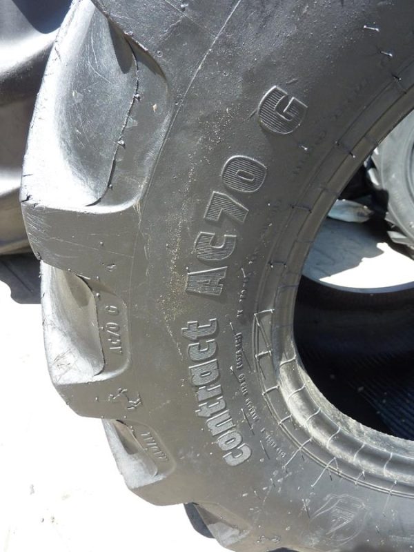 2x Opona używana rolnicza 425/55R17 CONTINENTAL CONTRACT AC75G; 450zł W3998 - obrazek 9
