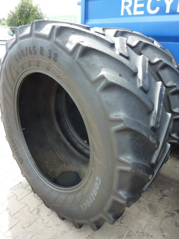 2x Opona używana rolnicza 600/65R38 CONTINENTAL CONTRACT AC65; 900zł W4002 - obrazek 4