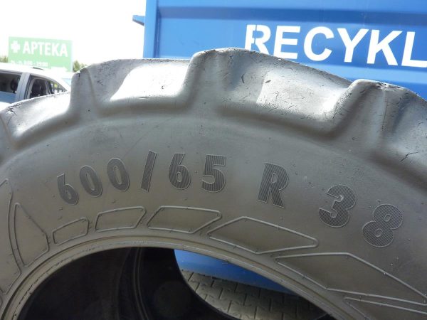 2x Opona używana rolnicza 600/65R38 CONTINENTAL CONTRACT AC65; 900zł W4002 - obrazek 3