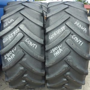 2x Opona używana rolnicza 600/65R38 CONTINENTAL CONTRACT AC65; 900zł W4002