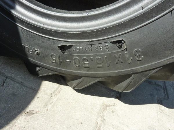 2x Opona używana rolnicza 31x15.50-15 ALLIANCE FLOTATION 250zł W4006 - obrazek 3