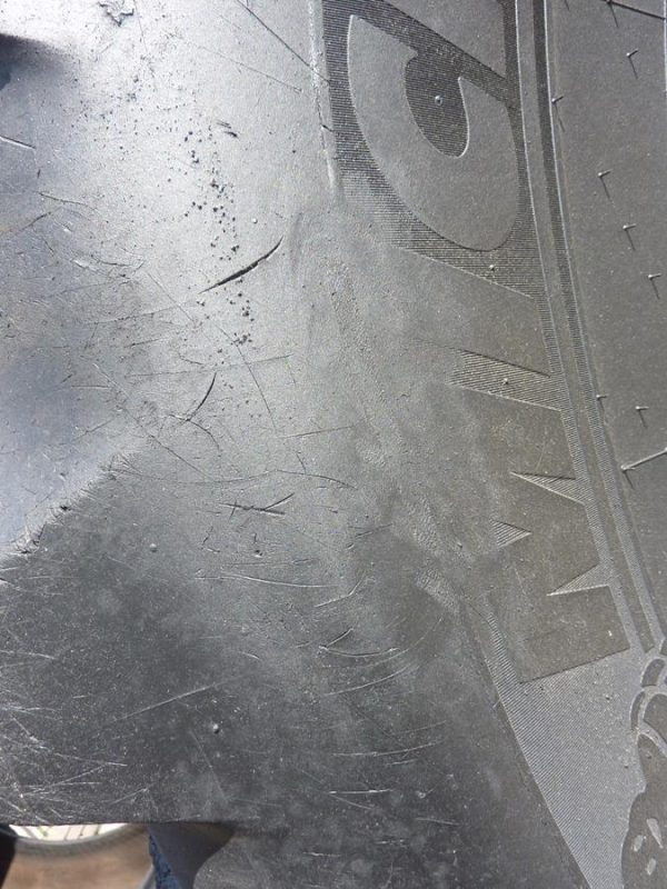 2x Opona używana rolnicza 580/70R38 MICHELIN OMNIBIB 1800zł W4036 - obrazek 12
