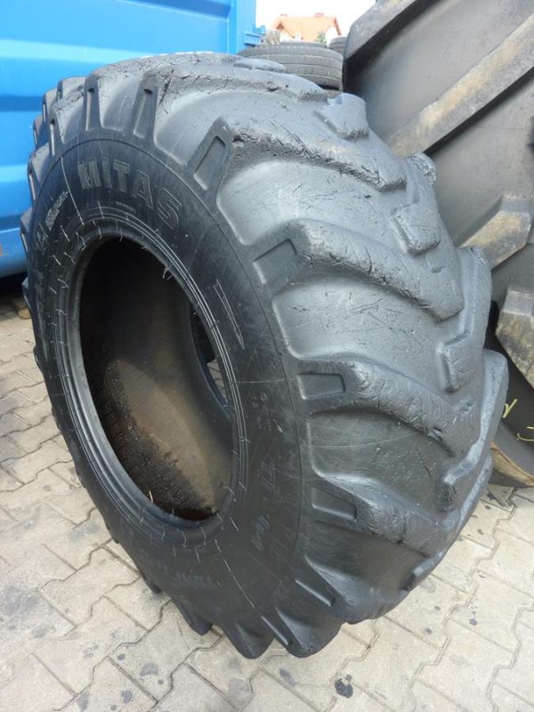2x Opona używana przemysłowa 16.9-24 16.9R24 MITAS TI-04 TRACTOR INDUSTRIAL 600zł W4042 - obrazek 9